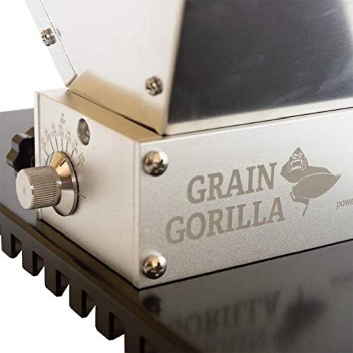 Млин для солоду Brouwland Brewferm Grain Gorilla, RVS, сірий, 5 літрів