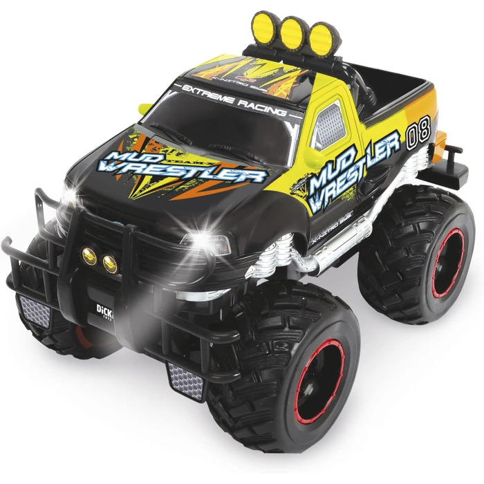 Іграшки - RC Ford F150 Mud Wrestler, машинка на дистанційному управлінні для приміщень і вулиці, 10 км/год, монстр-трак XL, з дистанційним управлінням, для дітей від 6 років і старше Одна, 201119455