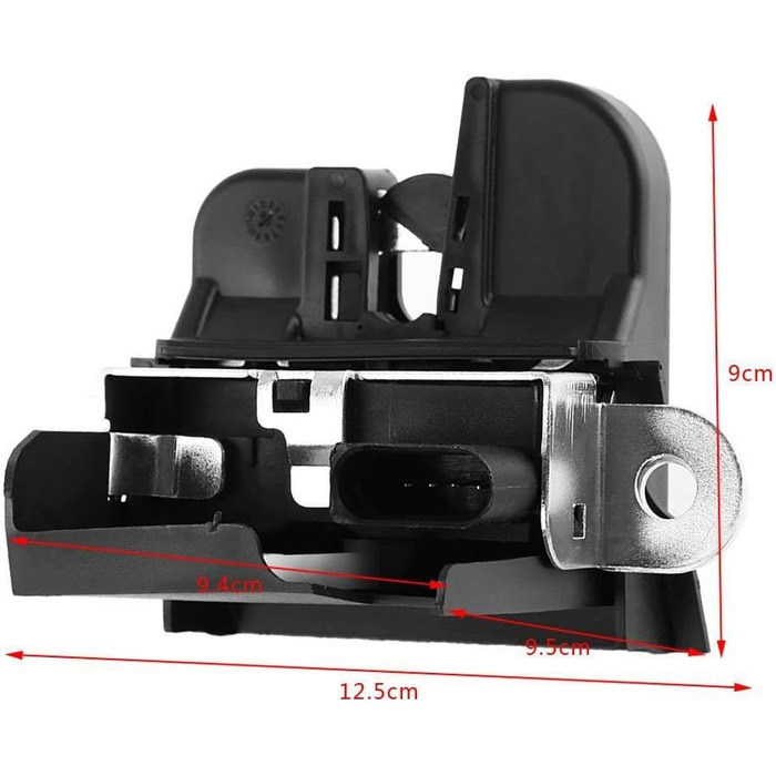 Задній багажник Задні двері багажника Засувка для замикання кришки багажника 0 Для електричного дверного замка Golf5, 0 1K6827505 B7, 5K0827505A