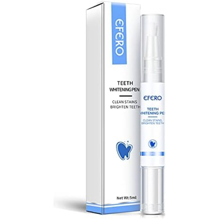 Рідина для чищення EFERO Teeth Whitening Pen видаляє плями нальоту, Жовте відбілювання зубів, Гігієна порожнини рота, Ручка для відбілювання зубів