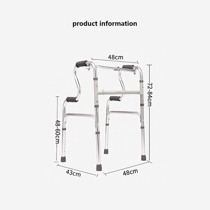 Допоміжний засіб для ходьби з алюмінієвого сплаву, допоміжний засіб для ходьби з чотирма ногами та милицями для інвалідів, підходить для людей похилого віку. Це так добре з твого боку, Safehappy