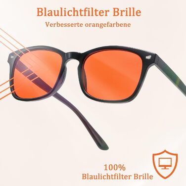 Окуляри Musivon Blue Light Filter Glasses Чоловіки Жінки - Ігрові окуляри Anti Blue Light - Computer Blue Light Blocker PC Glasses