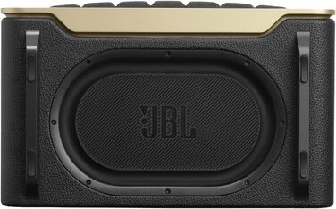 Розумна домашня колонка JBL Authentics 200 - Bluetooth-колонка з ретро-дизайном 70-х років - з Quadrex Grill, Google Assistant, Alexa, AirPlay та додатком JBL One - чорний