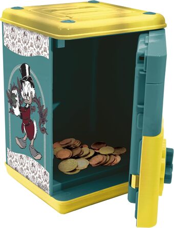 Електронна скарбничка Lexibook JG150SC Disney Scrooge, звукові та світлові ефекти, 9 музичних треків, синій/золотий, L