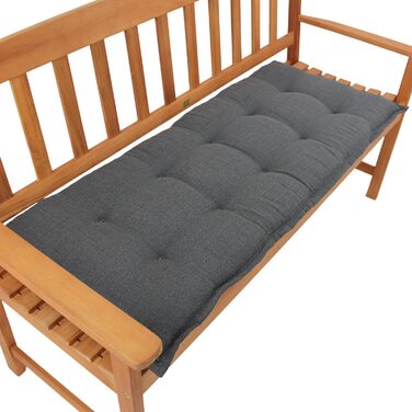 Садова подушка для сидіння Cushion Подушка Pallet Cushion 150x6 (150 x 50 см, Антрацит) 150 x 50 см Антрацит