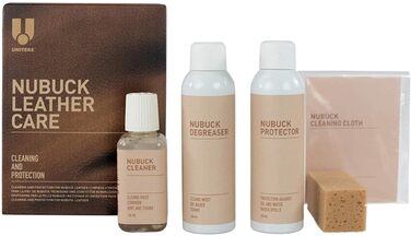 Набір для догляду за шкірою Uniters Nubuck Leather Care Maxi KIT Набір для чищення Засіб для чищення Nubuckleder Care Засіб для чищення