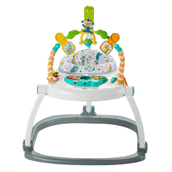 Компактні ходунки Carnaval Baby Walker Fisher-Price Jumperoo зі світлом, звуком і музикою, розбірні для зручного транспортування 9 місяців і старше, FDG98