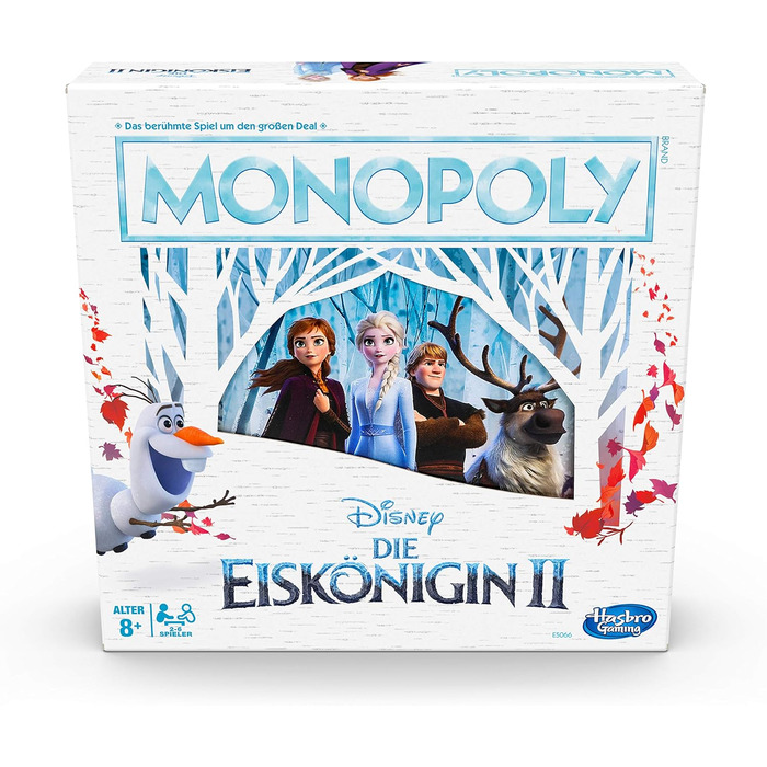 Монополія Hasbro 61106642 Disney The Ice Queen 2, настільна гра для дітей віком від 8 років Німеччина Мульти