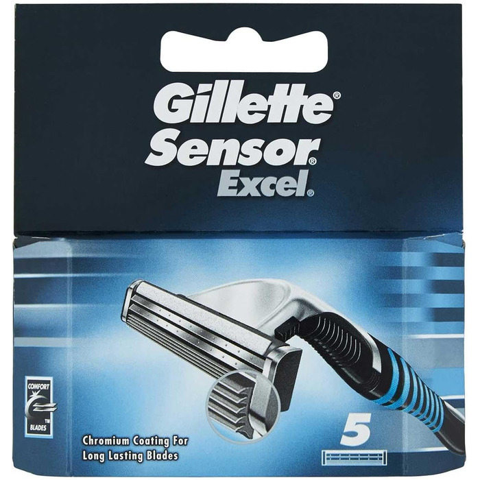 Леза Gillette SensorExcel, 5 шт.