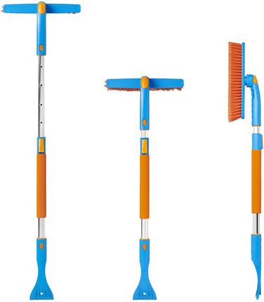 Скребок для льоду APT Snow Brush Версія XXL телескопічні 99-127см Будинок на колесах Вантажні автомобілі Транспортер