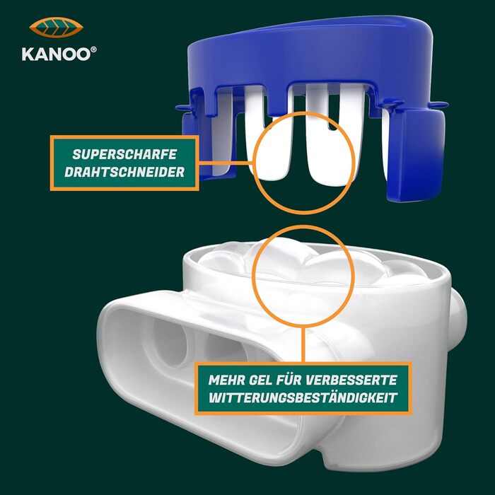 Монтажний набір Kanoo для роботів-газонокосарок з обмежувальним дротом довжиною 250 м 500 кілочків 20 кабельних з'єднувачів - практична комплектація для прокладання обмежувального дроту всіх поширених марок Кабель довжиною 250 м 500 кілочків 20 кабельних