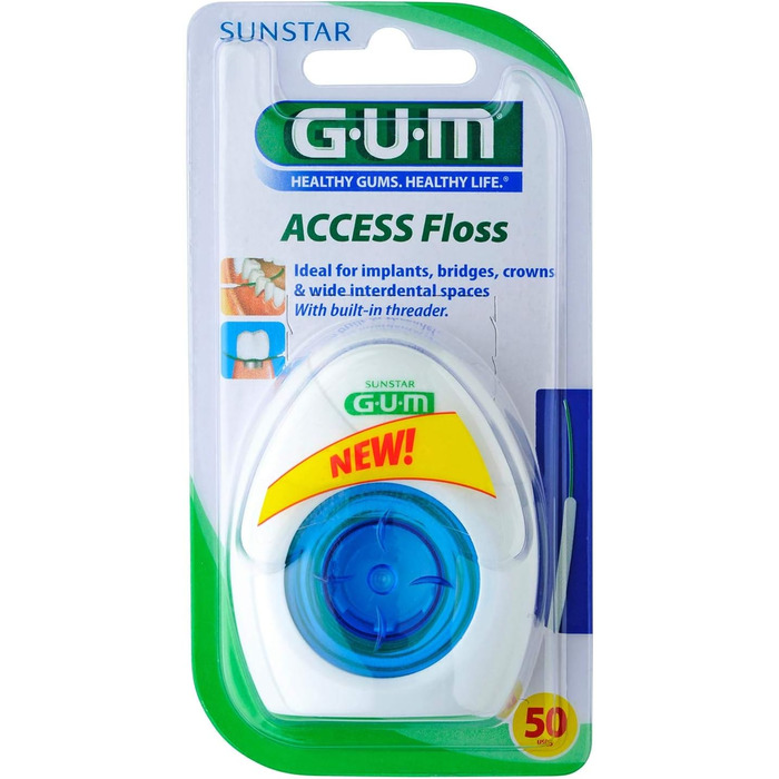 Нитка GUM ACCESS на 50 використань, пакет з 4 шт. (4 шт. и)