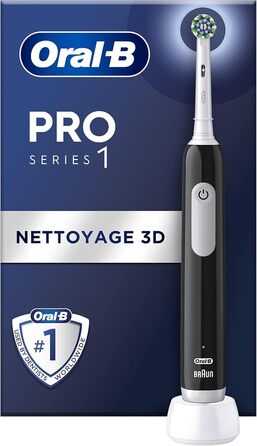 Електрична зубна щітка Oral-B Pro Series 1, 1 щітка, розробка Braun Black ука (1 упаковка)