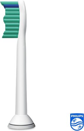 Оригінальні насадки для звукових зубних щіток Philips Sonicare ProResults Standard - 8 упаковок білого кольору (модель HX6018/07) 8 шт. (1 упаковка) 8 шт. Стандартна упаковка