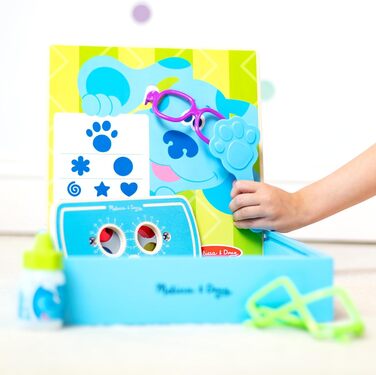 Ігровий набір Clues & You від Melissa & Doug Blue Час для окулярів дерев'яні іграшки рольові іграшки для дітей 3 подарунок для хлопчиків або дівчаток FSC-сертифіковані матеріали