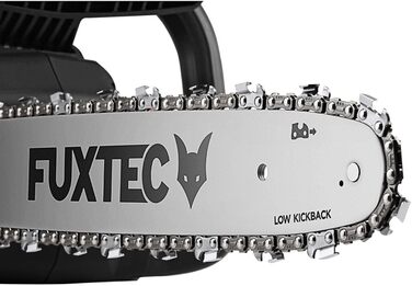 Акумуляторна ланцюгова пила FUXTEC 40В FX-E2KSSET - довжина шини 14 дюймів, 2х20В, вага 4,2 кг, швидкість ланцюга 15 м/с, акумулятор та зарядний пристрій Акумуляторна ланцюгова пила з акумулятором та зарядним пристроєм