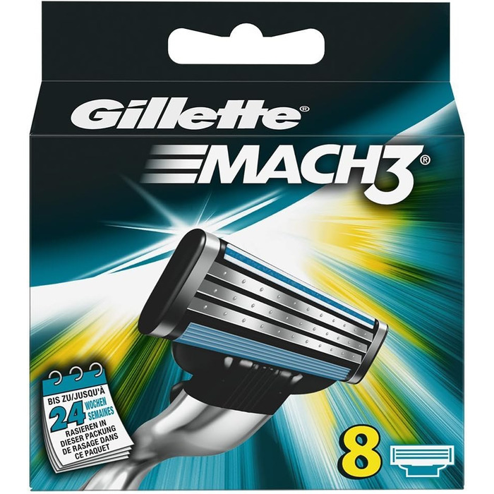 Леза для бритви Gillette MACH3, 16 шт.