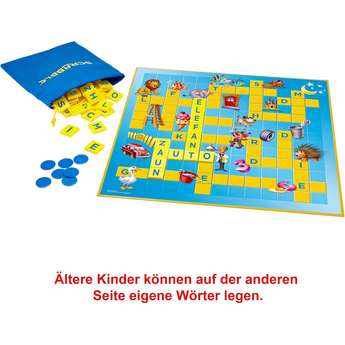 Гра в слова та дитяча гра, дитячі ігри настільні ігри підходить для 2 - 4 дітей від 6 років, дизайн може відрізнятися, німецька версія, Y9670 Germany Multi