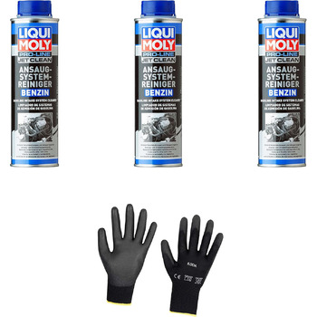 Бензинові захисні рукавички Iloda 3xOriginal Liqui Moly 300 мл Pro-Line JetClean Suction System Cleaner