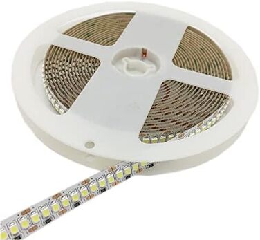 Світлодіодна стрічка Vrabocry Lichten Wit 6000 K 16.4ft 1200 світлодіодів 2835 SMD 12 В 240led/m18000LM Ultra-Bright LED Flexibele Touw Verlichting voor Keuken Slaapkamer Onder-Kast Gangen Trappen Verlichting