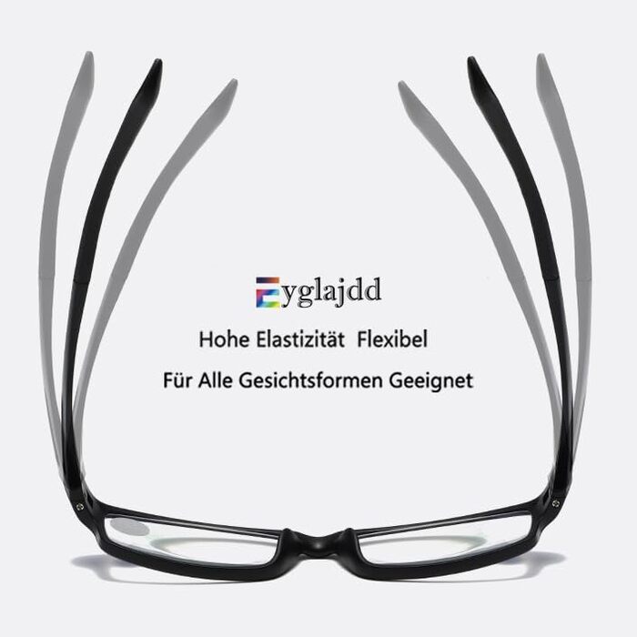 Окуляри для читання Eyglajdd TR90 для жінок, чоловіки, 2 пакети синіх світлоблокуючих окулярів сіро-червоний сіро-червоний 3.0 x