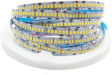 Світлодіодна стрічка Vrabocry Lichten Natrual Wit 4000 K 16.4ft 1200 світлодіодів 2835 SMD 12 В 240led/m18000LM Ультра-яскрава світлодіодна гнучкість Touw Verlichting voor Keuken Slaapkamer Onder-Kast Gangen Trappen Verlichting