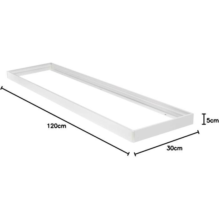 Чиста світлодіодна панель Жалюзійна лампа 120x30 см 50 Вт холодний білий 6000K Накладний каркасний світильник Стельовий світильник Підвісний світильник Настінний світильник в т.ч. трансформер (холодний білий, 120x30 50 Вт) 120x30 50 Вт холодний білий