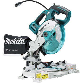 Акумуляторна торцювальна пила Makita DLS600Z 18 В (без акумулятора, без зарядного пристрою), чорна, синя, 6,3 кг