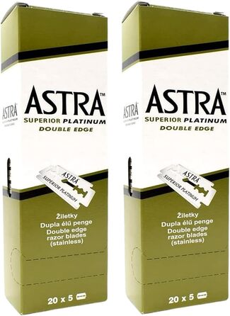 Бритвені леза Astra Platinum, 200 шт.