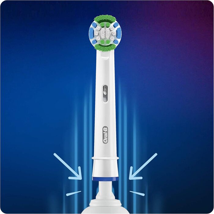 Щітки Oral-B Precision Clean зі щетиною CleanMaximiser для оптимального очищення, 10 шт. у комплекті з електричною зубною щіткою Vitality 100