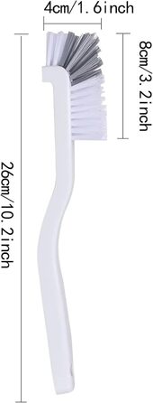 Оновлені жорсткі кухонні щітки, Кутова щітка для чищення, Прямокутна щітка для чищення мийки, Побутова, Посуд, Каструля, Сковорода, Кути краю для невеликих приміщень, Щілинна насадка, Чищення за допомогою Rigid, 2024
