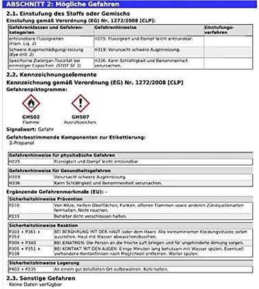 Ізопропанол 2-пропанол Ізопропіловий спирт 99,9 - 6 x 1 літр