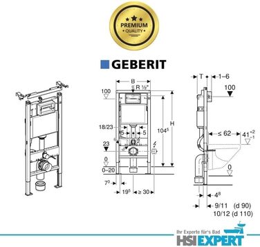 Ручка бачка Geberit Duofix чорна матова Ference WC безободкова комплектація