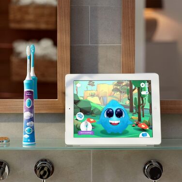 Електрична зубна щітка Philips Sonicare for Kids звукова зубна щітка з таймером, підтримкою додатків і Bluetooth (модель HX6322/04)