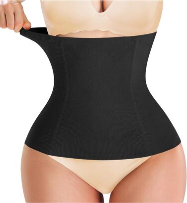 Жіночий корсет Underbust Tummy Control Waist Trainer Elastic Postpartum Belt Postpartum Support Waist Cincher Belly Waist Body Shaper Black L