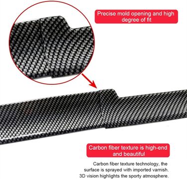 Автомобільний багажник Задній спойлер для BMW E46 E90 E60 E61, Спойлер Заднє крило Аксесуари для тюнінгу автомобіля, A/Carbon Fiber звичайний A/Carbon Fiber