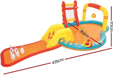 Водний ігровий центр Bestway, Little Champion, 435 x 213 x 117 см