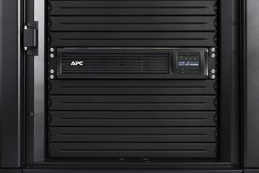 ДБЖ APC 750VA Smart з SmartConnect, резервний акумулятор ДБЖ для монтажу в SMT750RM2UC стійку, синусоїда, AVR, 120 В, лінійне інтерактивне джерело безперебійного живлення, чорний