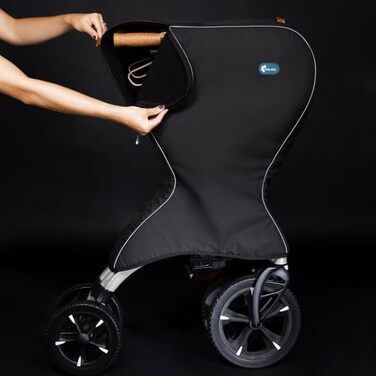 Транспортна сумка Saljol, аксесуари для Saljol Allround і Carbon Rollator, чорна, захист під час транспортування