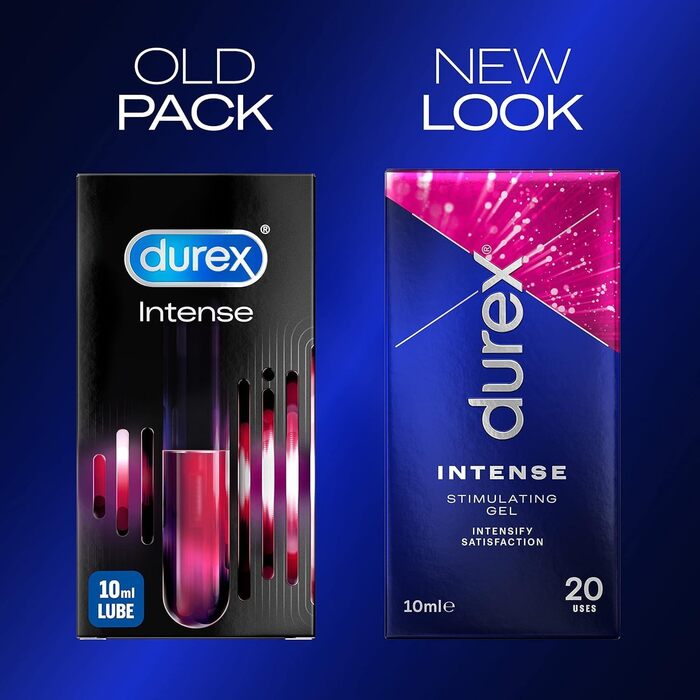 Преміум набір з 2 предметів для інтенсивних моментів для двох з Durex Intense Orgasmic Gel 10 мл Durex Play Perfect Glide 50 мл