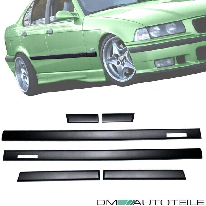 Комплект дверних планок DM Auto Parts Black Trims для E36 Седан Touring Series/M