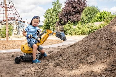 Іграшка на колесах Komatsu rollyDigger (пісочна іграшка, колір сірий/жовтий, для дітей від 3-8 років, автоматичне блокування) 421169