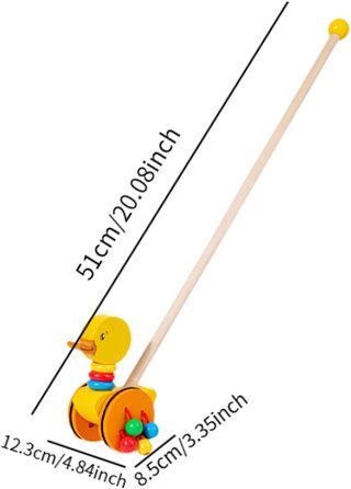 Штовхаюча навчальна іграшка, навчальні заняття для дітей дошкільного віку, навчальна іграшка, качка