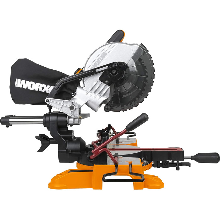 Акумуляторна розсувна торцювальна пила WORX WX845.9 18В (20В макс.) 216мм - тільки корпус WX845.9 торцювальна пила - тільки корпус