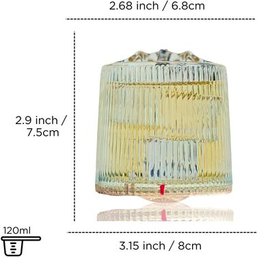 Набір старовинних склянок для віскі Smiths Mason Jars 190 мл (6,4 унції), що обертається, ром, що гойдається, з іграми - кубики, рулетка, магічна куля 8, правопис - покращують ваш досвід пиття.