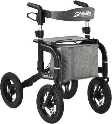 Роллатор Mobilex Puma Air Outdoor чорний