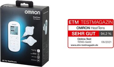 Апарат для терапії болю OMRON HeatTens - TENS із заспокійливим теплом для полегшення болю в м'язах та суглобах TENS Heat Single