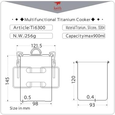 Багатофункціональна плита Keith Titan ti6300