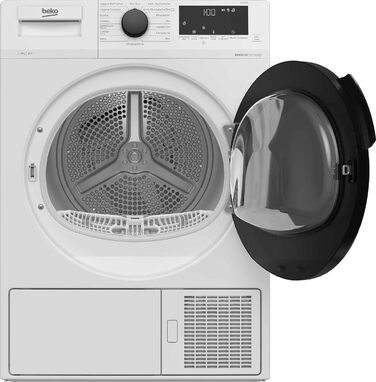 Сушильна машина Beko 60 см до 9 кг клас енергоспоживання А з тепловим насосом ніжний барабан AquaWave з гігієнічною сушкою 15 програм Білий