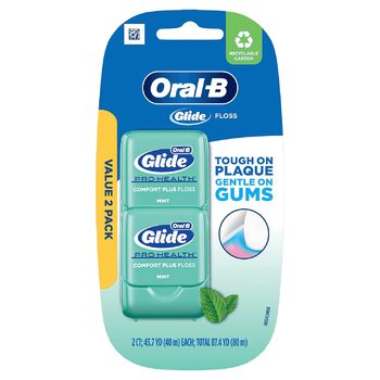 Зубна нитка Oral-B Glide Pro-Health Comfort Plus, екстра м'яка, вартісна упаковка (40 м кожна)